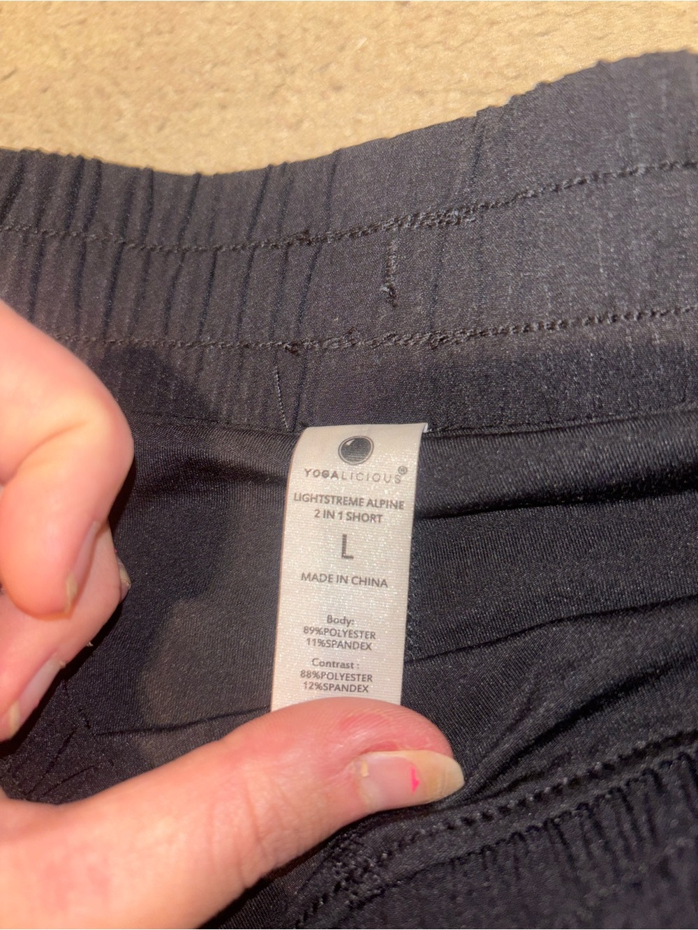 Lot of 5 Women’s Elastic Waist Athletic Shorts - Multiple Colors and Brands - Picture 6 of 6